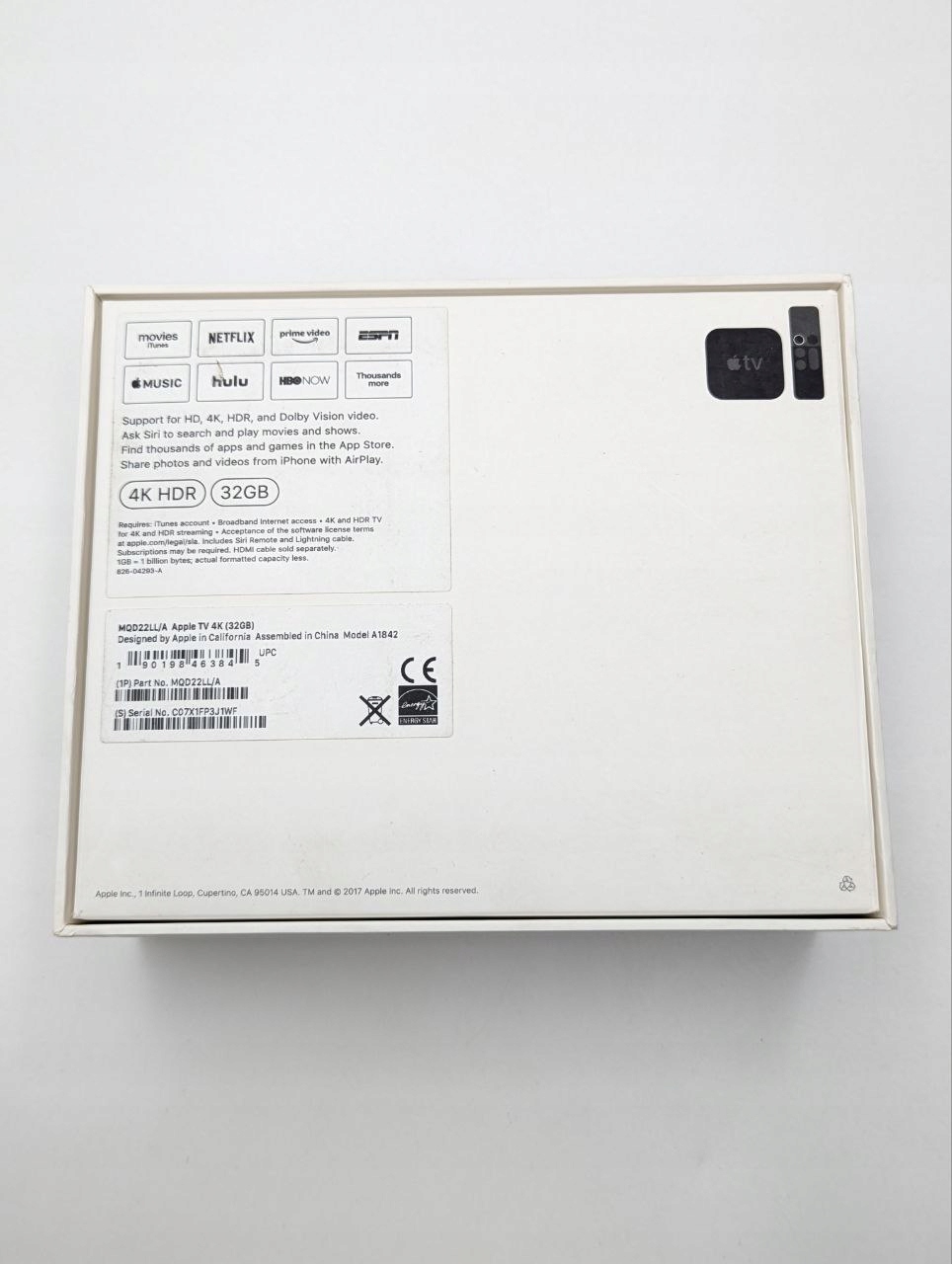 thumb APPLE TV 4K 32 GB 1. generacji WIFI + ETHERNET (Używany)
