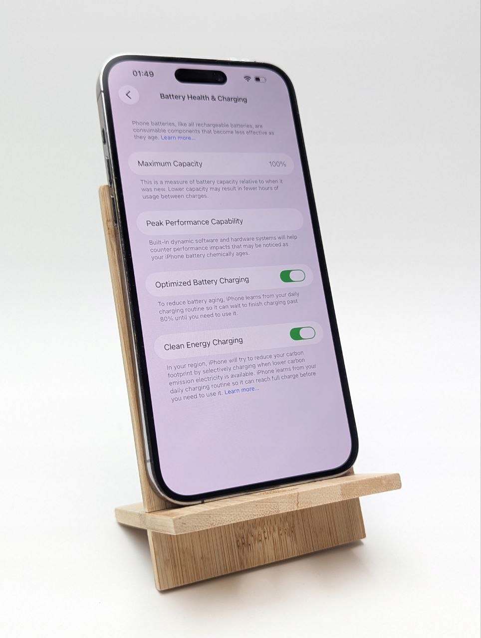 thumb Apple iPhone 14 Pro Max 128GB fioletowy | eSim (Używany)