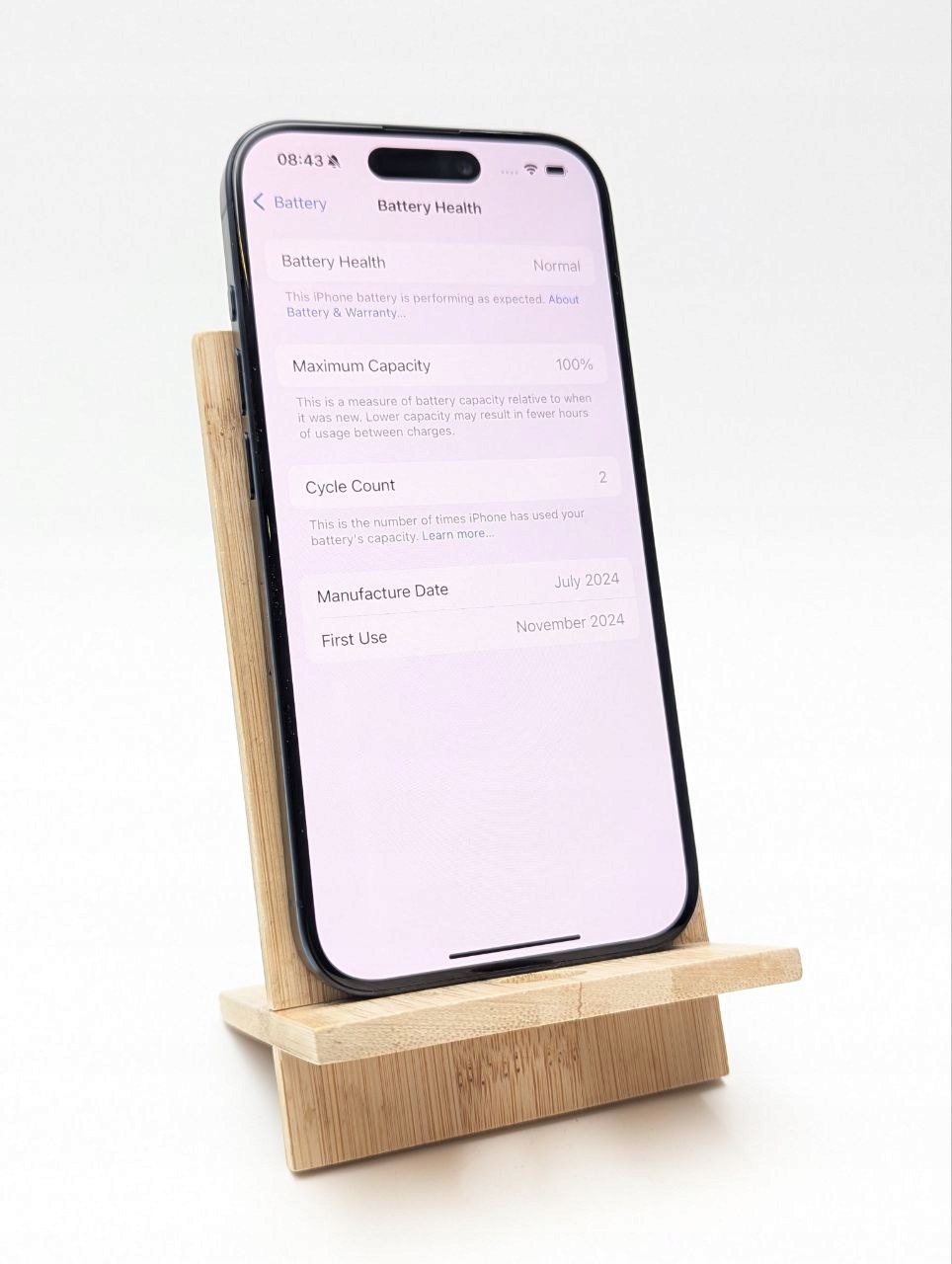 thumb Apple iPhone 15 Pro 128GB Niebieski | bateria 100% (Powystawowy)