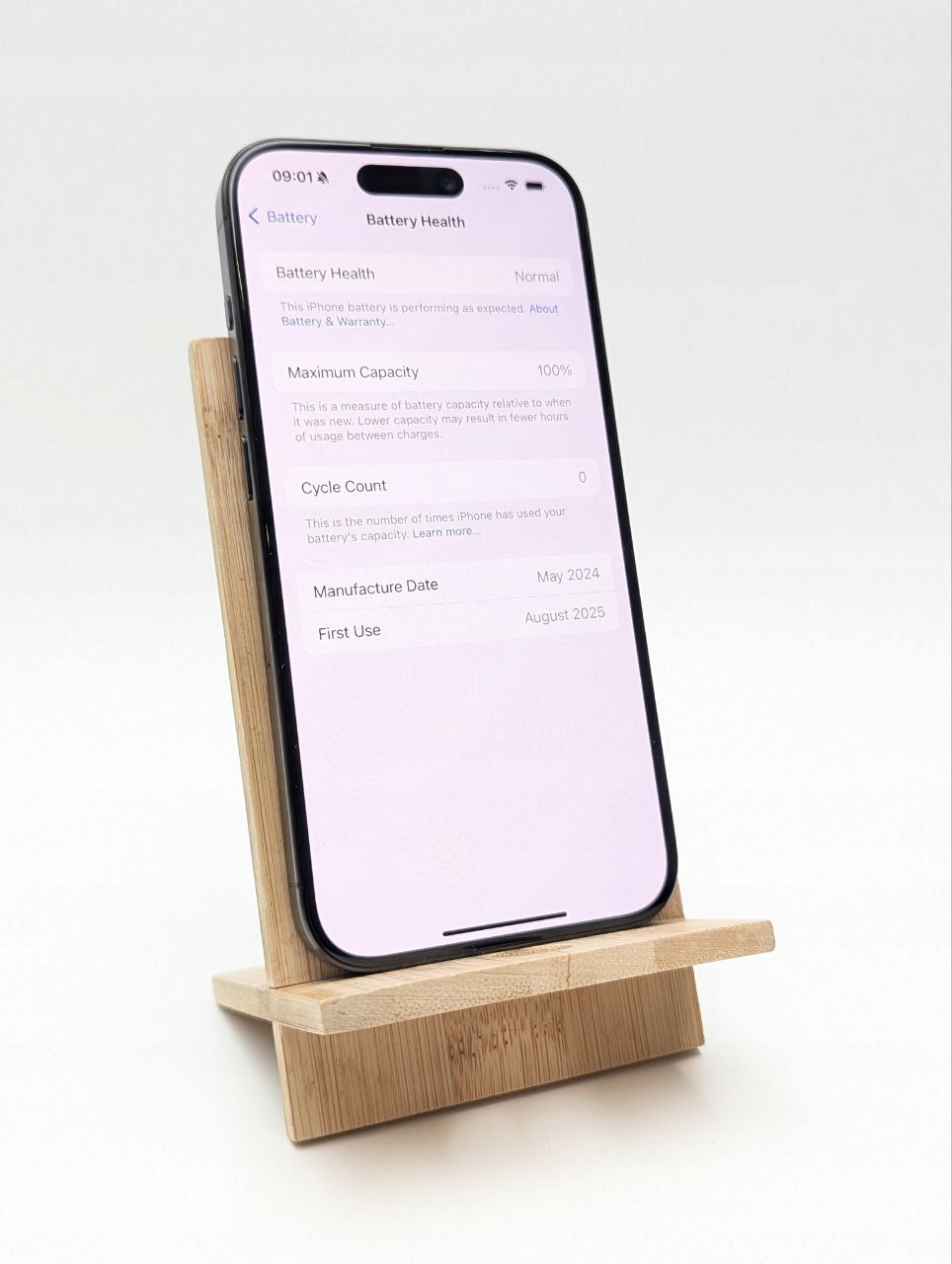 thumb Apple iPhone 15 Pro 256 GB czarny | bateria 100% (Powystawowy)
