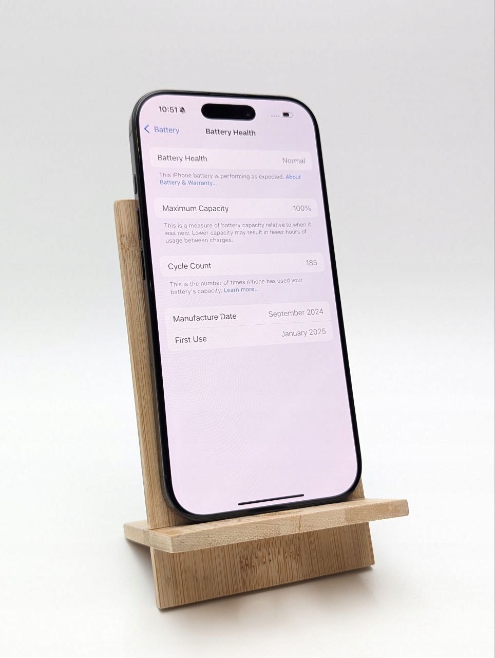 thumb Apple iPhone 16 Pro 128 GB 5G czarny (Powystawowy)