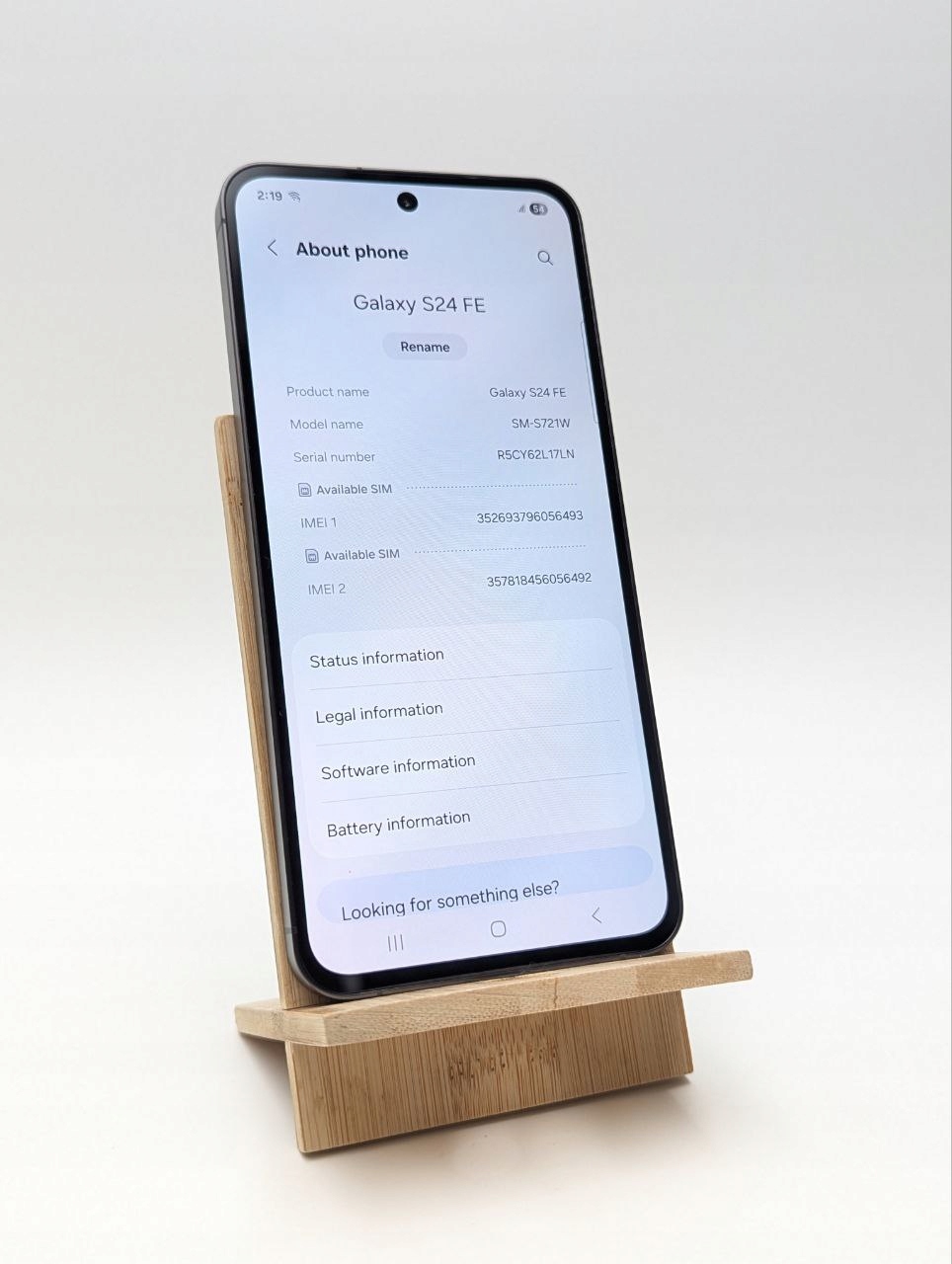 thumb Samsung Galaxy S24 FE 128GB Czarny (Powystawowy)