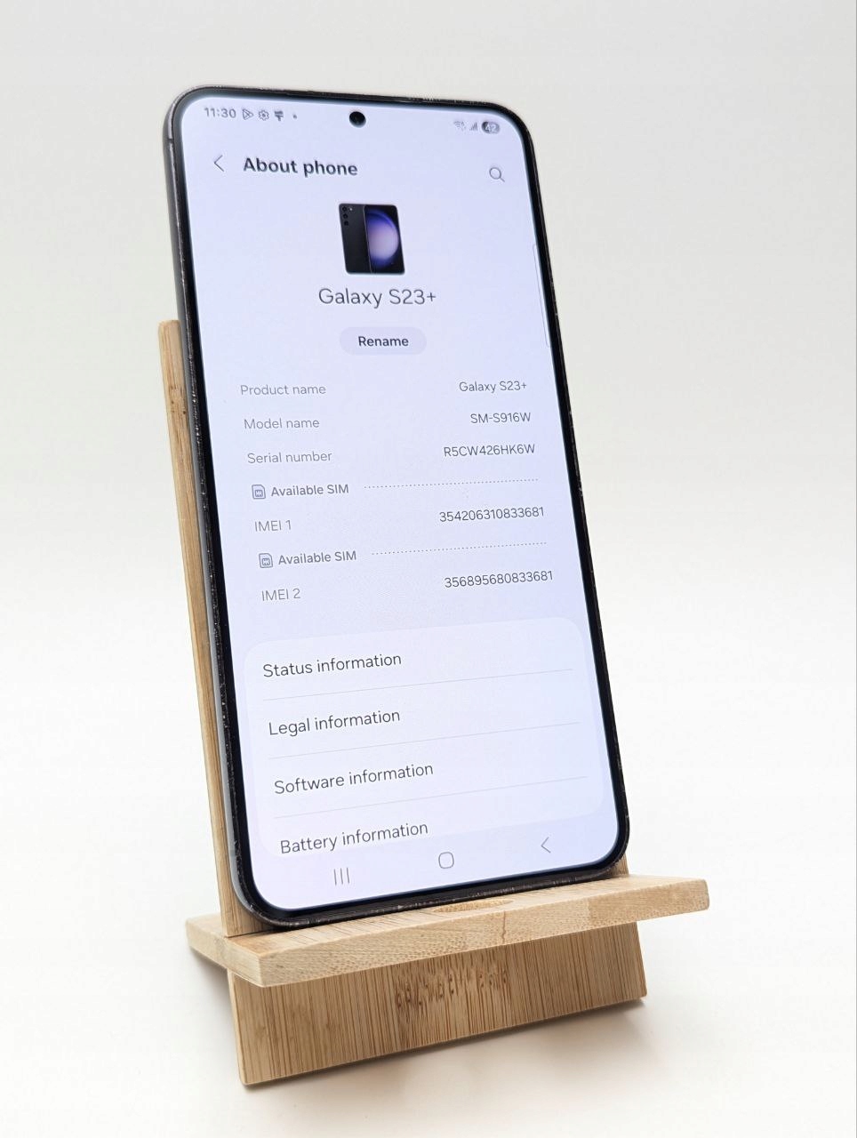 thumb Samsung Galaxy S23 Plus 256 GB 5G czarny (Używany)