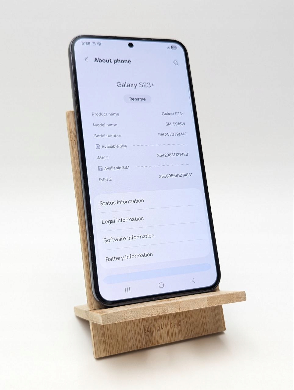 thumb Samsung Galaxy S23 Plus 256 GB 5G czarny (Powystawowy)