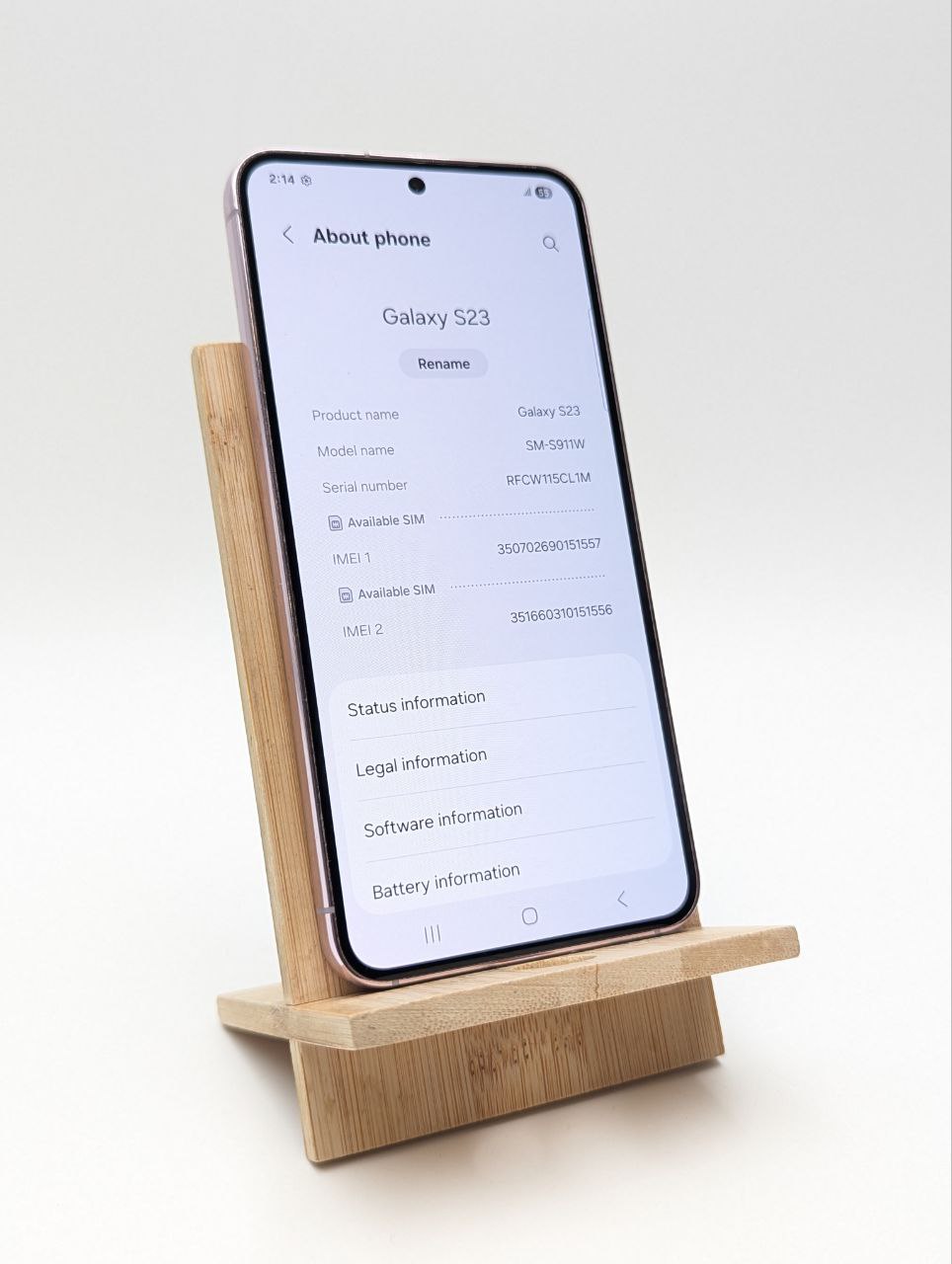 thumb Samsung Galaxy S23 256 GB różowy (Używany)