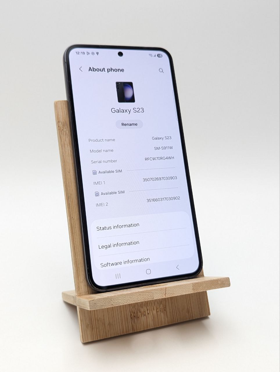 thumb Samsung Galaxy S23 128GB Czarny (Powystawowy)