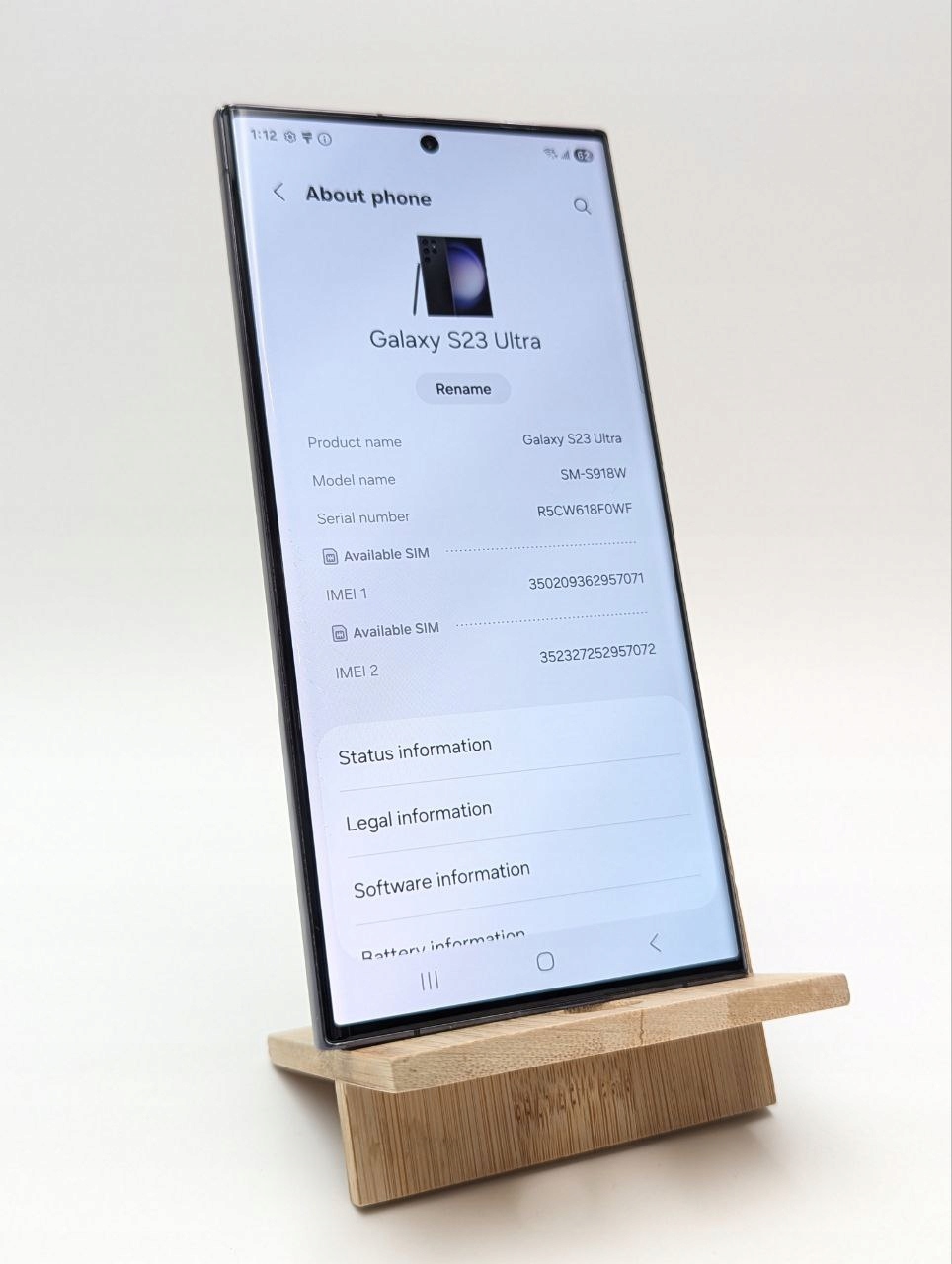 thumb Samsung Galaxy S23 Ultra 512 GB czarny (Używany)