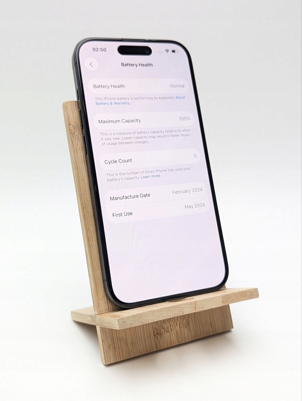 thumb Apple iPhone 15 Pro 128GB czarny | bateria 100% (Powystawowy)