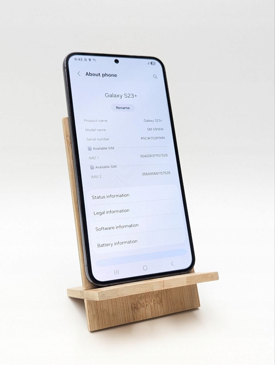 thumb Smartfon Samsung Galaxy S23 Plus 8 GB / 256 GB 5G czarny (Powystawowy)