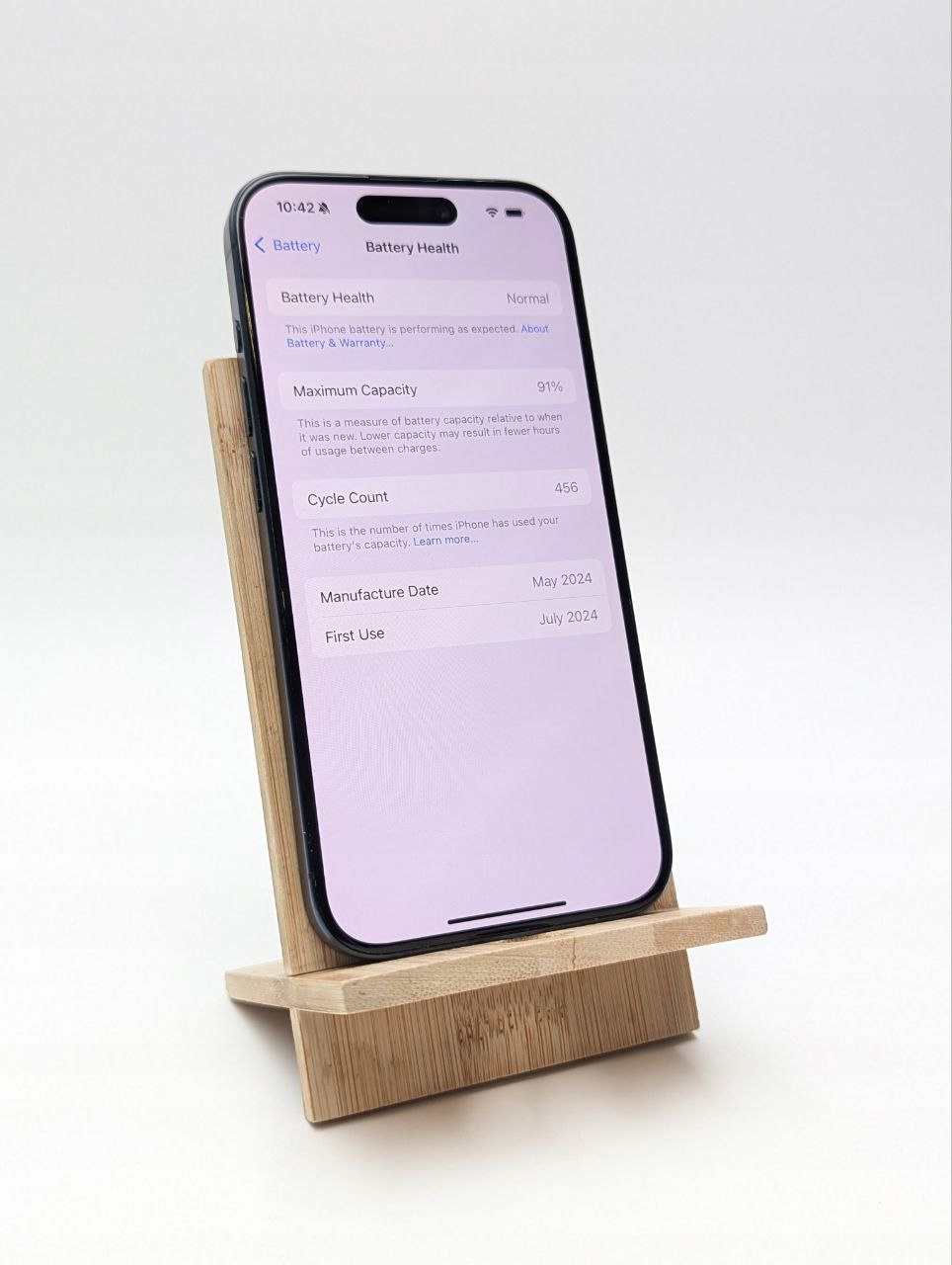 thumb Smartfon Apple iPhone 15 Pro 8 GB / 128 GB 5G niebieski|bateria 100% (Powystawowy)