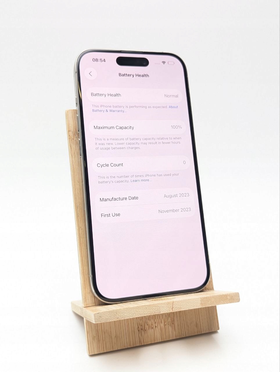 thumb Apple iPhone 15 Pro 256 GB szary | bateria 100% (Powystawowy)