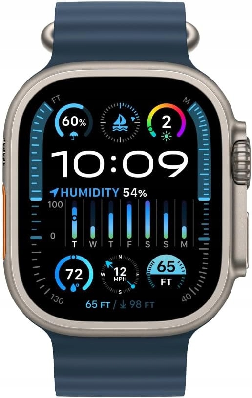 thumb Opaska Apple Ocean 49mm Niebieski (Na części)