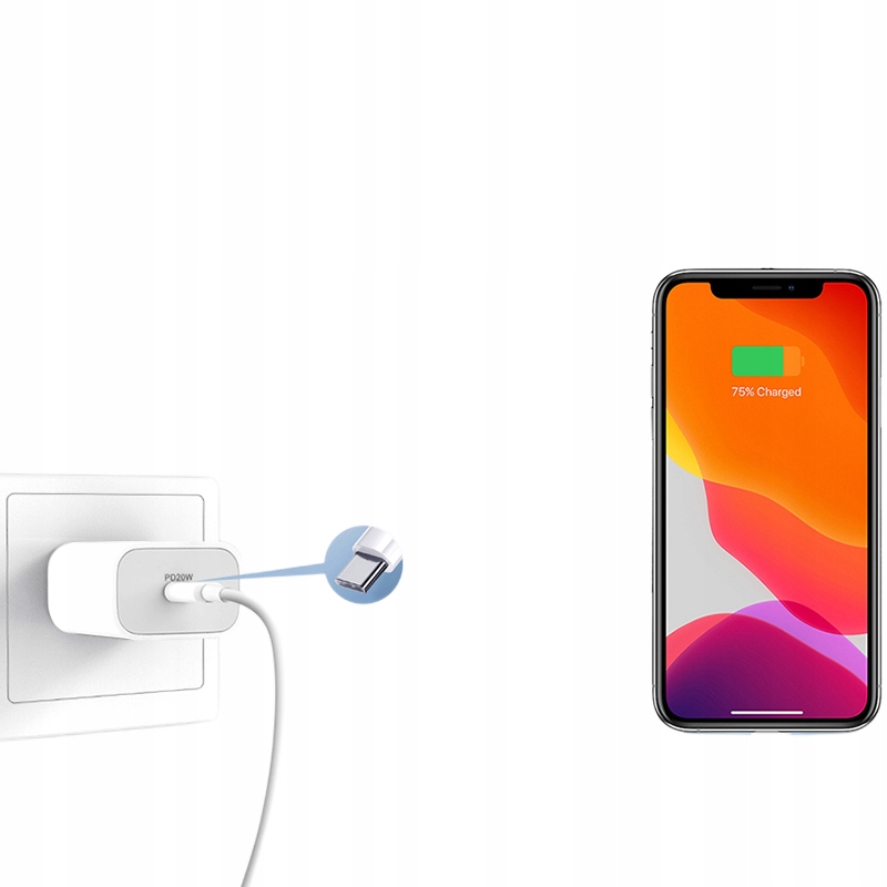 thumb Kabel Apple USB typ C - Apple Lightning 1 m biały (Powystawowy)