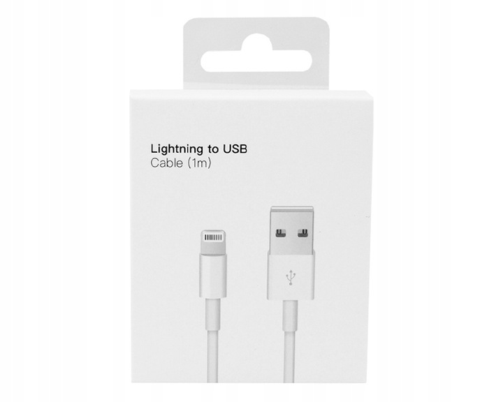 thumb Kabel Apple USB - Apple Lightning 1 m biały (Powystawowy)