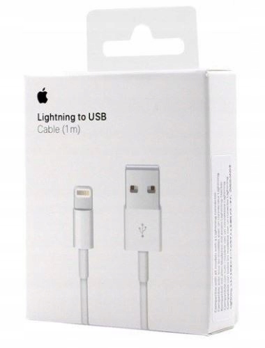 thumb Kabel Apple USB - Apple Lightning 1 m biały (Powystawowy)