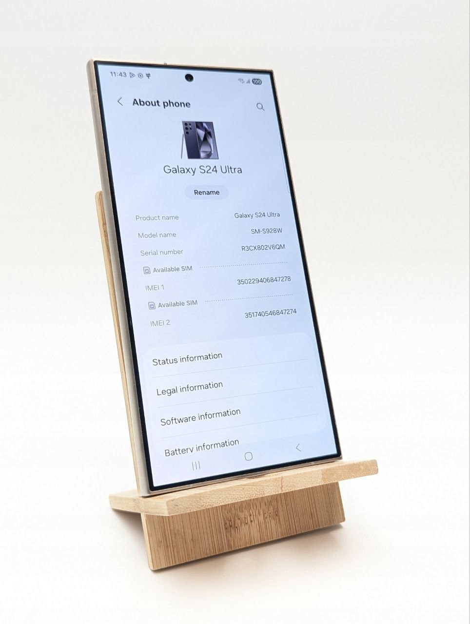 thumb Smartfon Samsung Galaxy S24 Ultra 12 GB / 256 GB 5G fioletowy (Powystawowy)