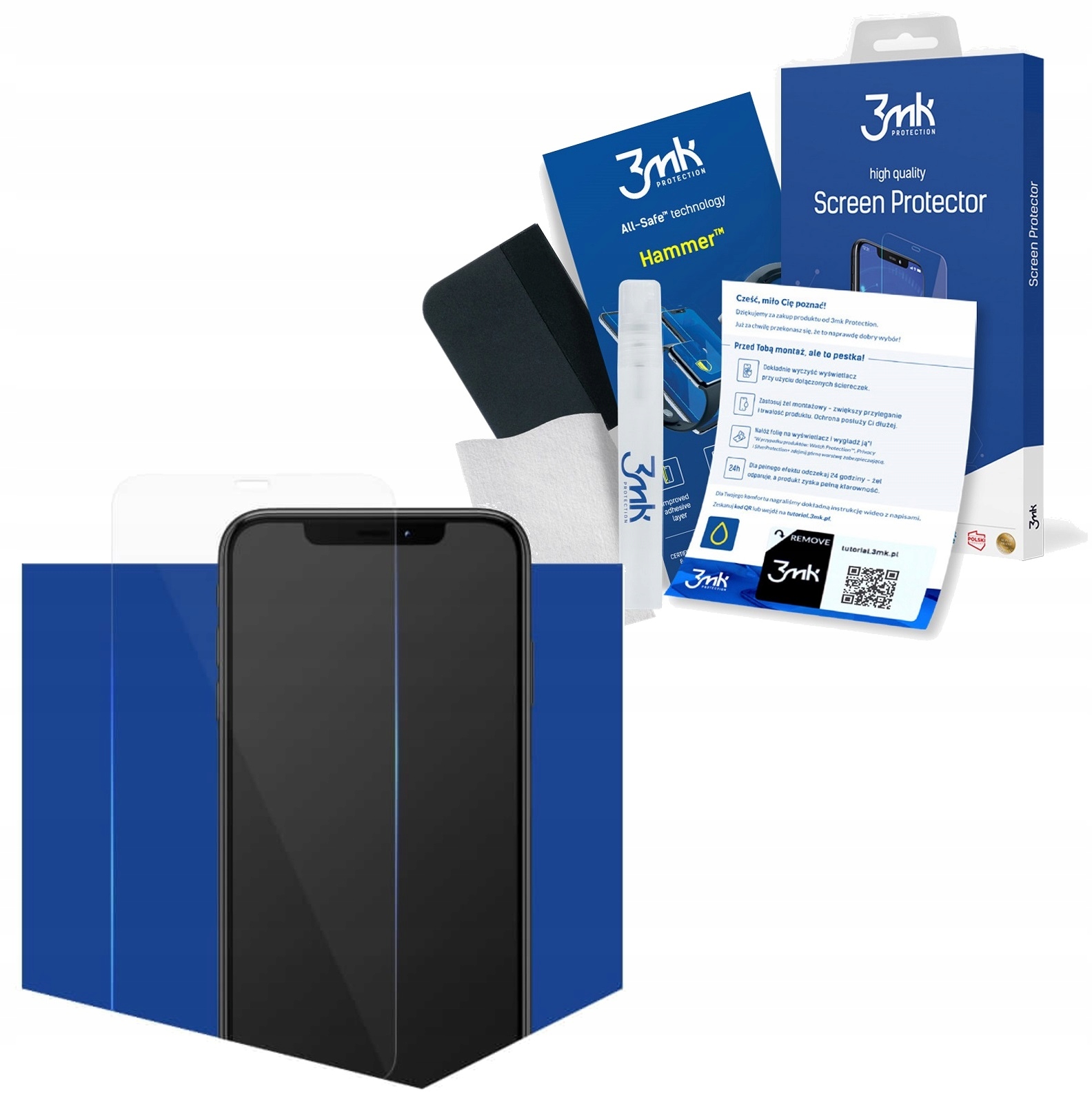 thumb Montaż folii hybrydowej na iPhone Samsung Pixel oraz smartwatch