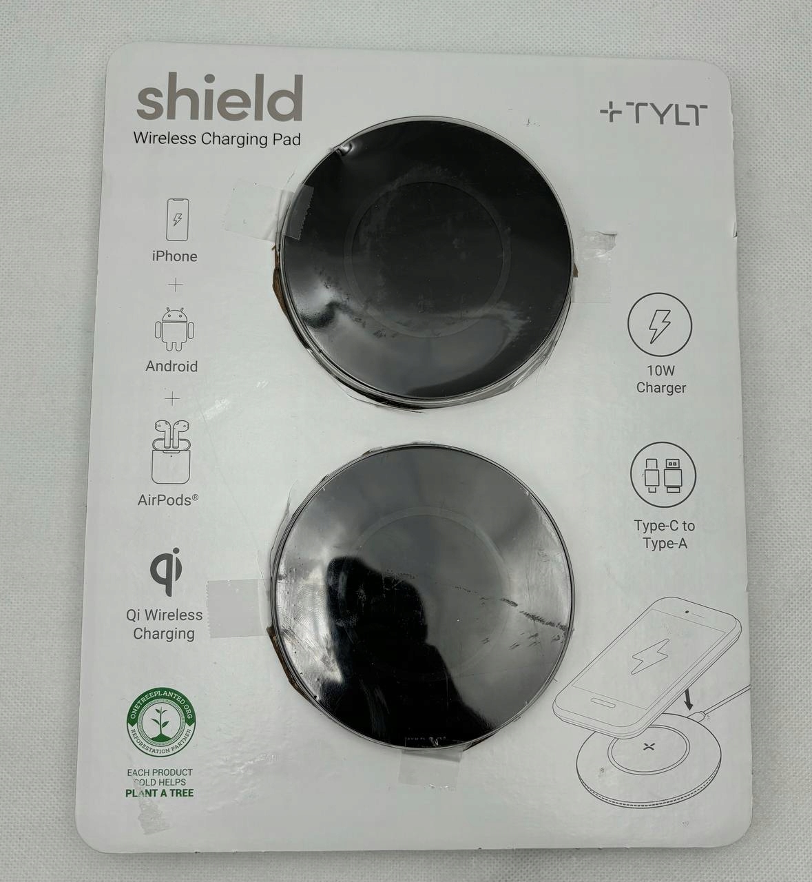 thumb Bezprzewodowa Ładowarka TYLT Shield ( 2szt) (Nowy z defektem)