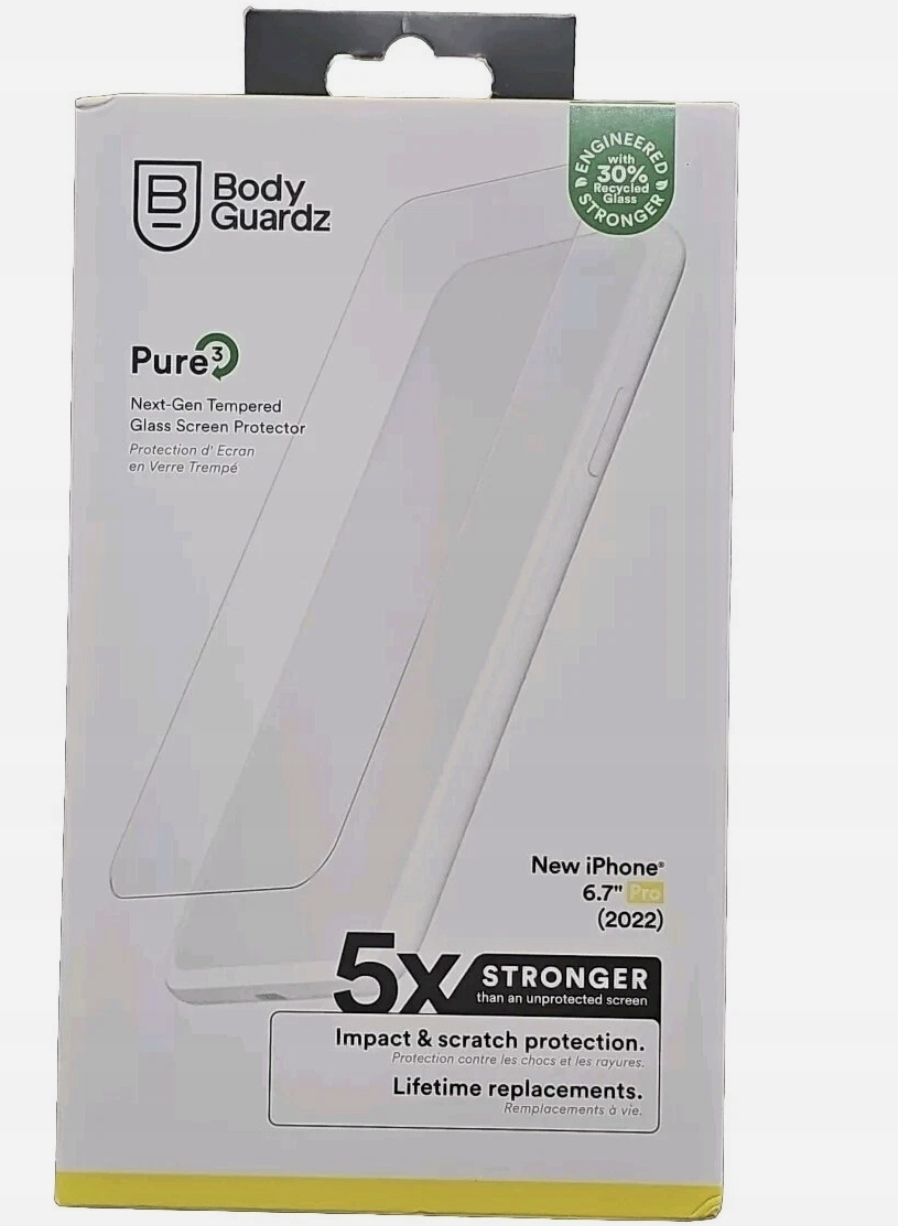thumb Szkło hartowane do Apple iPhone 14 Pro Max BodyGuardz Pure 3