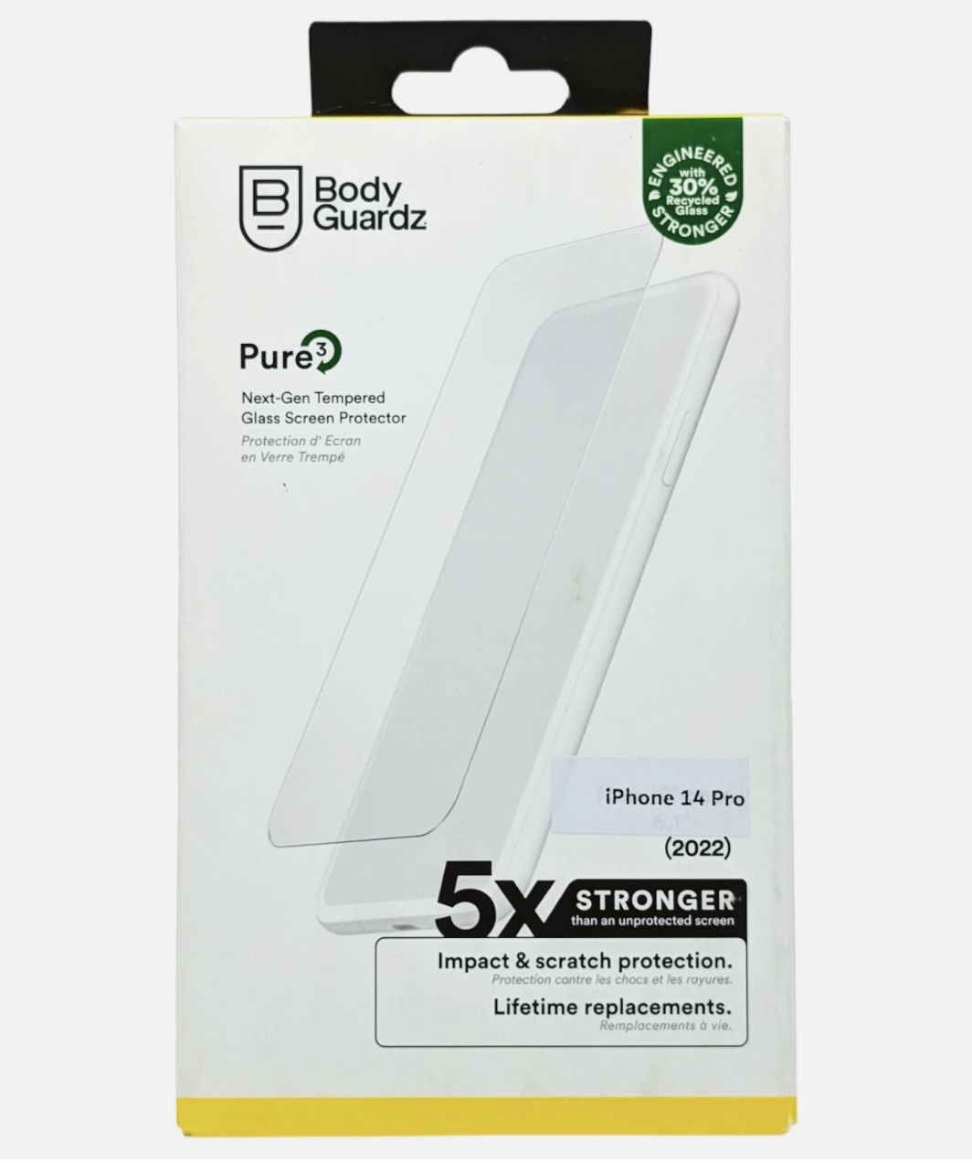 thumb Szkło hartowane do Apple iPhone 14 Pro BodyGuardz Pure 3