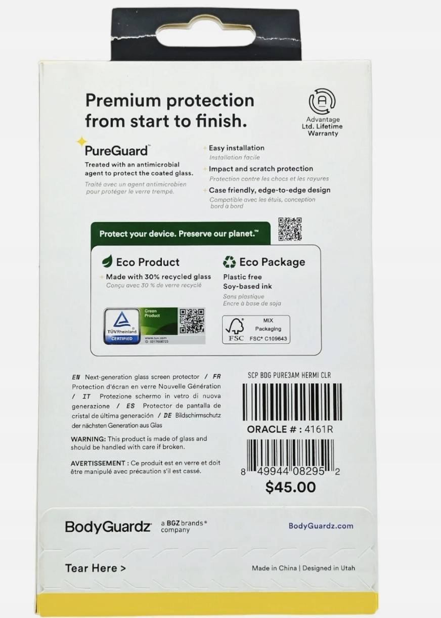 thumb Szkło hartowane do Apple iPhone 14 Pro BodyGuardz Pure 3