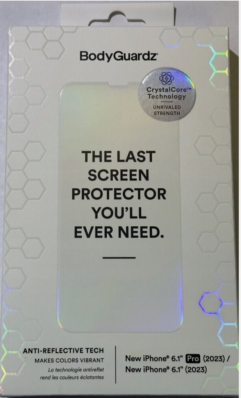 thumb Szkło hartowane BodyGuardz Apex Tempered do Apple iPhone 15/15 Pro