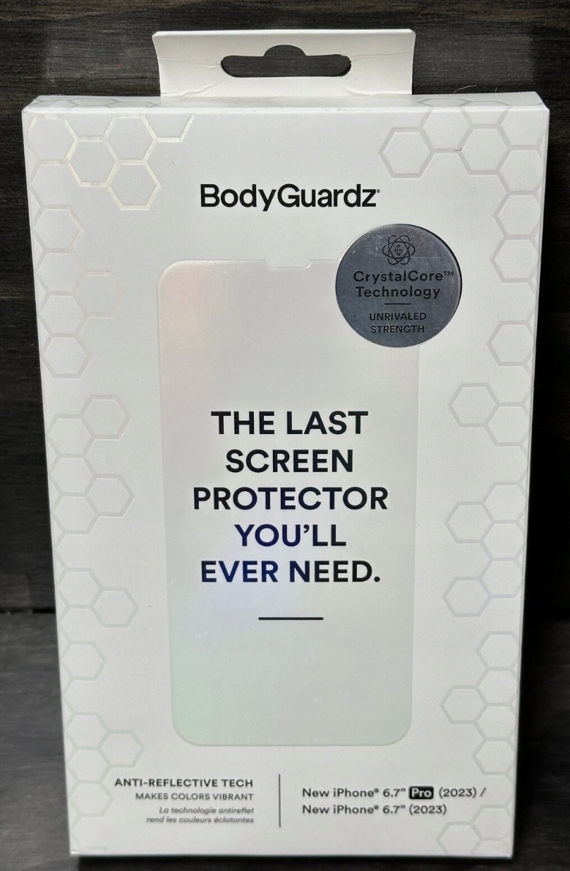 thumb Szkło hartowane BodyGuardz Apex Tempered do Apple iPhone 15 Pro Max 6.7"