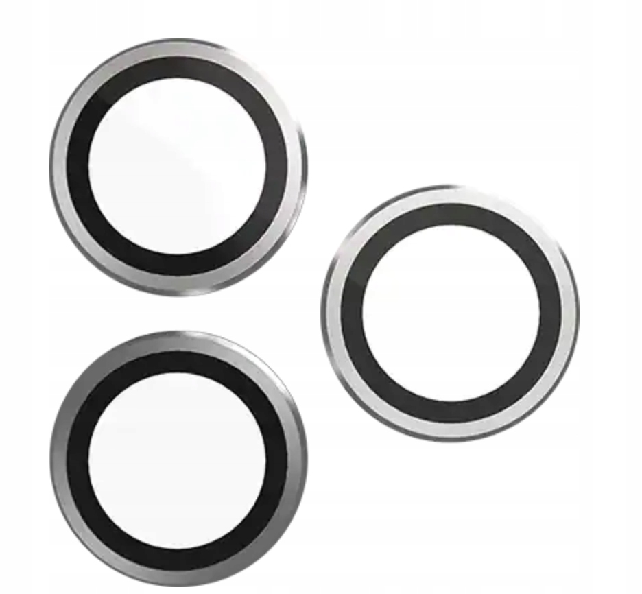 thumb Szkło hartowane na aparat BodyGuardz do iPhone 15 Pro /15 Pro Max srebny