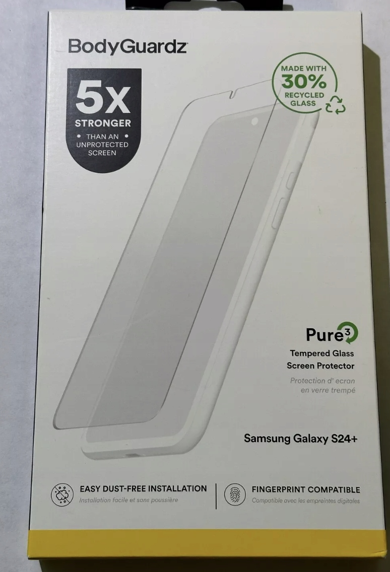 thumb Szkło hartowane BodyGuardz Pure 3 do Samsung Galaxy S24 Plus