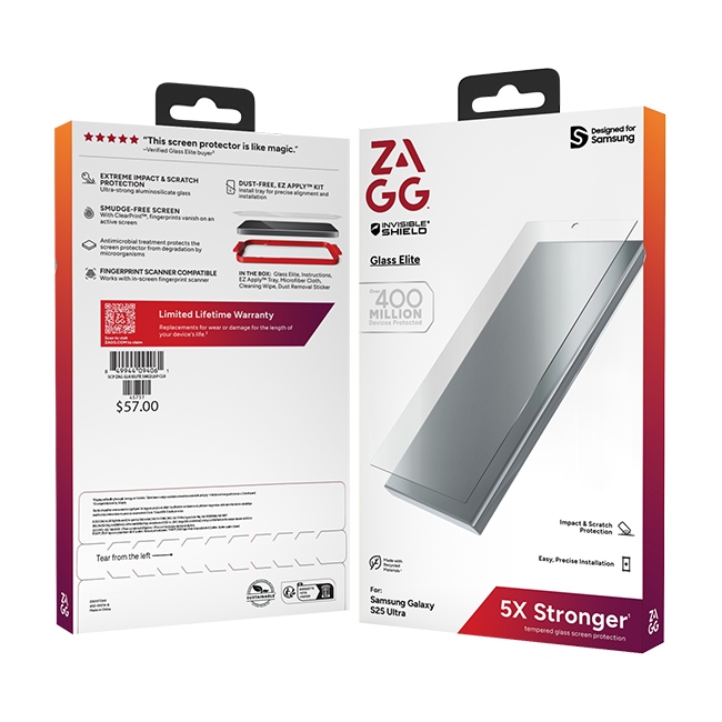 thumb Szkło hartowane Zagg Invisible Shield do Galaxy S25 Ultra