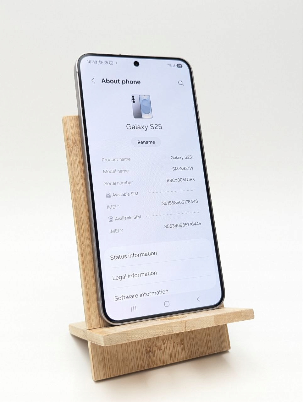 thumb Smartfon Samsung Galaxy S25 12 GB / 128 GB 5G srebrny (Powystawowy)