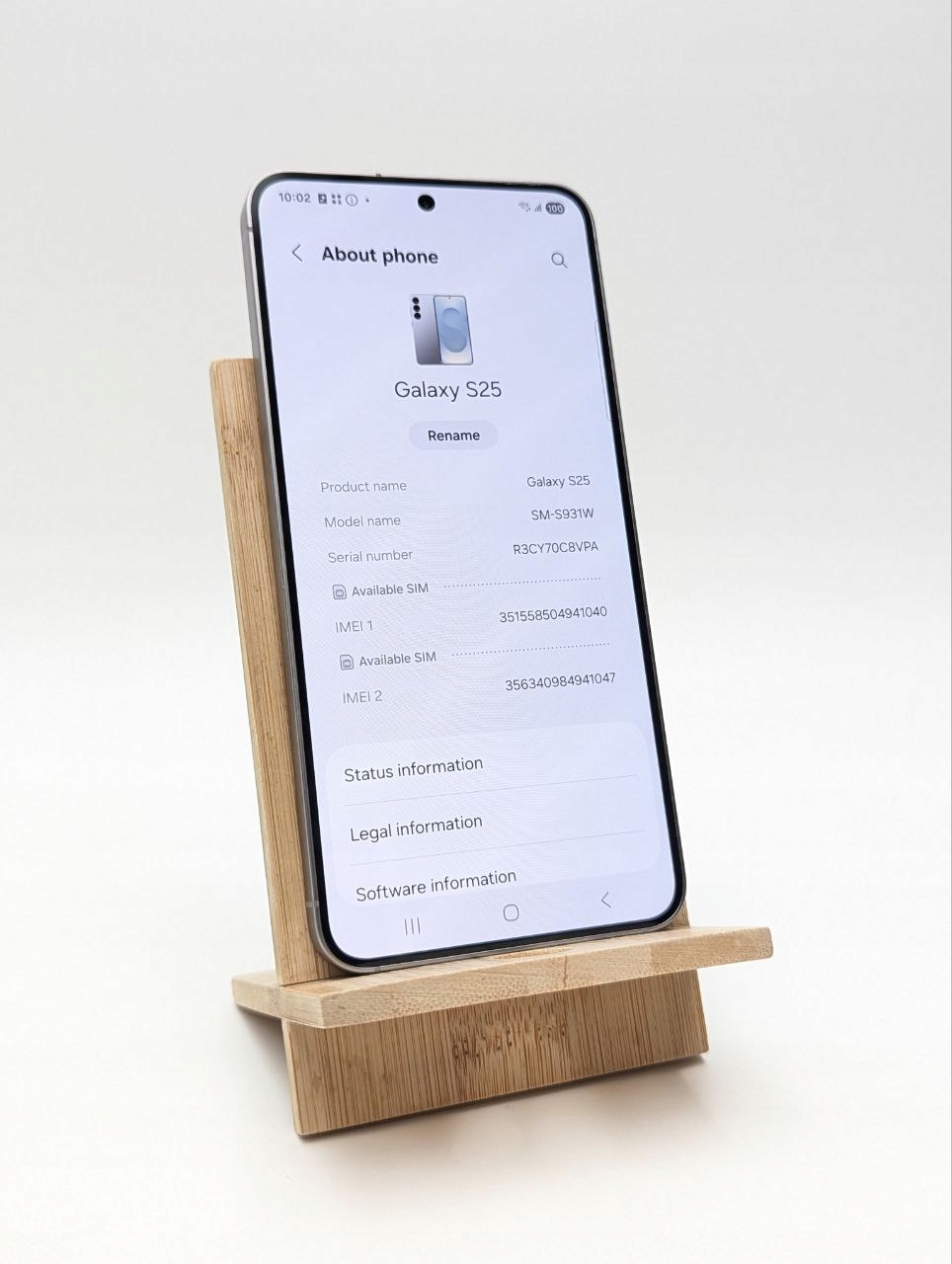 thumb Smartfon Samsung Galaxy S25 12 GB / 128 GB 5G srebrny (Powystawowy)