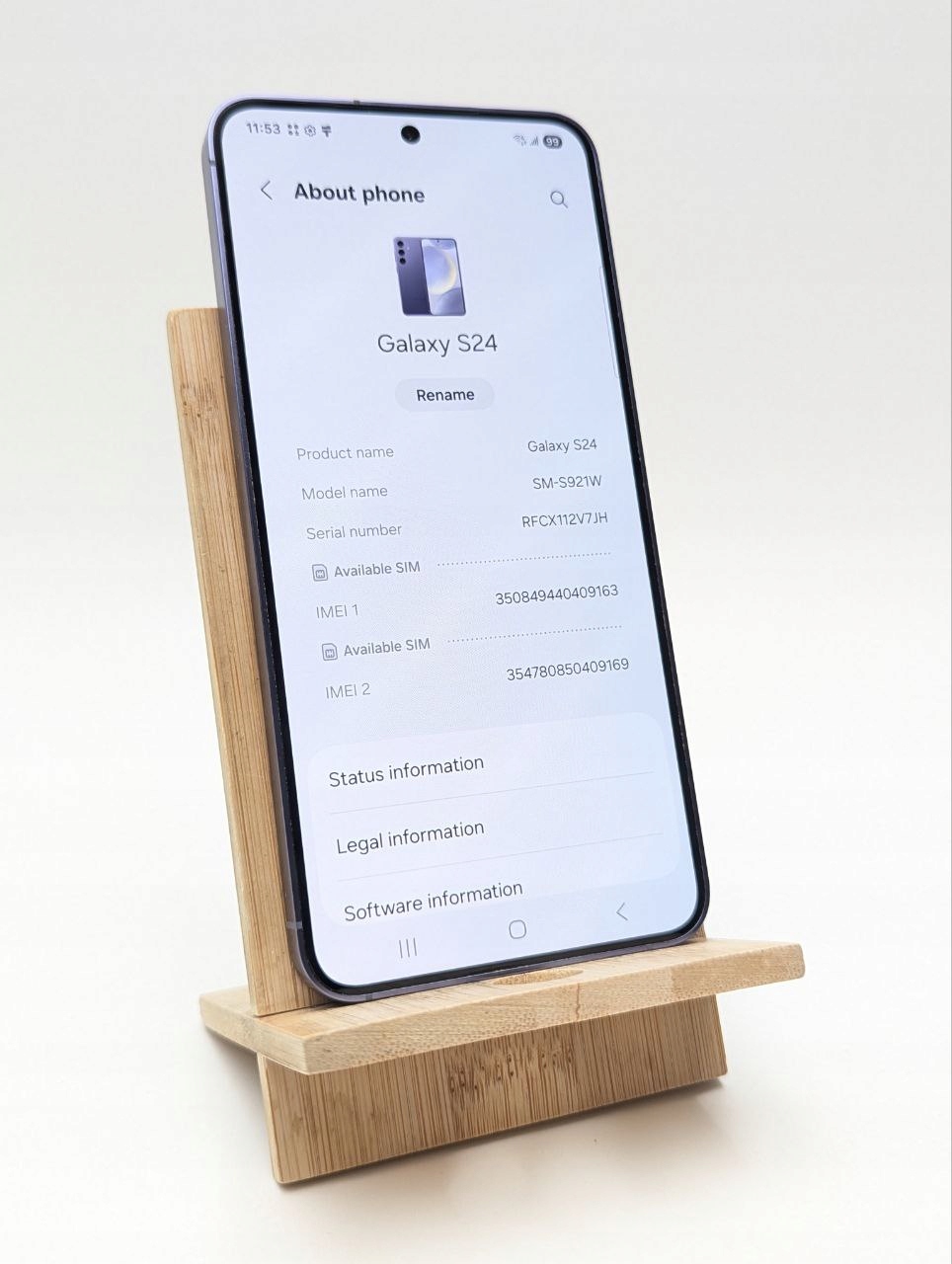 thumb Smartfon Samsung Galaxy S24 8 GB / 128 GB 5G fioletowy (Używany)