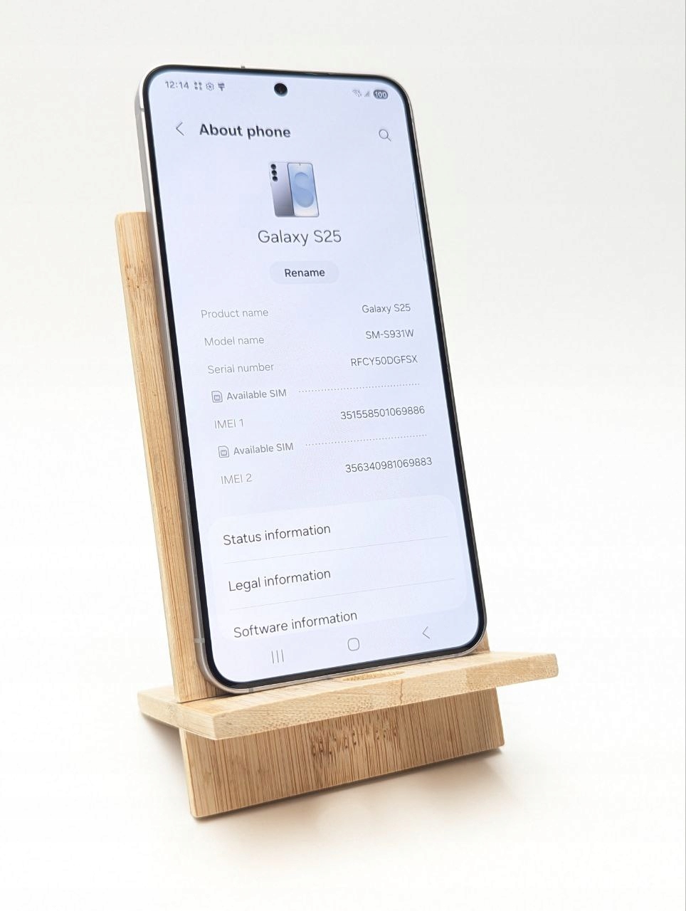 thumb Smartfon Samsung Galaxy S25 12 GB / 128 GB 5G srebrny (Powystawowy)