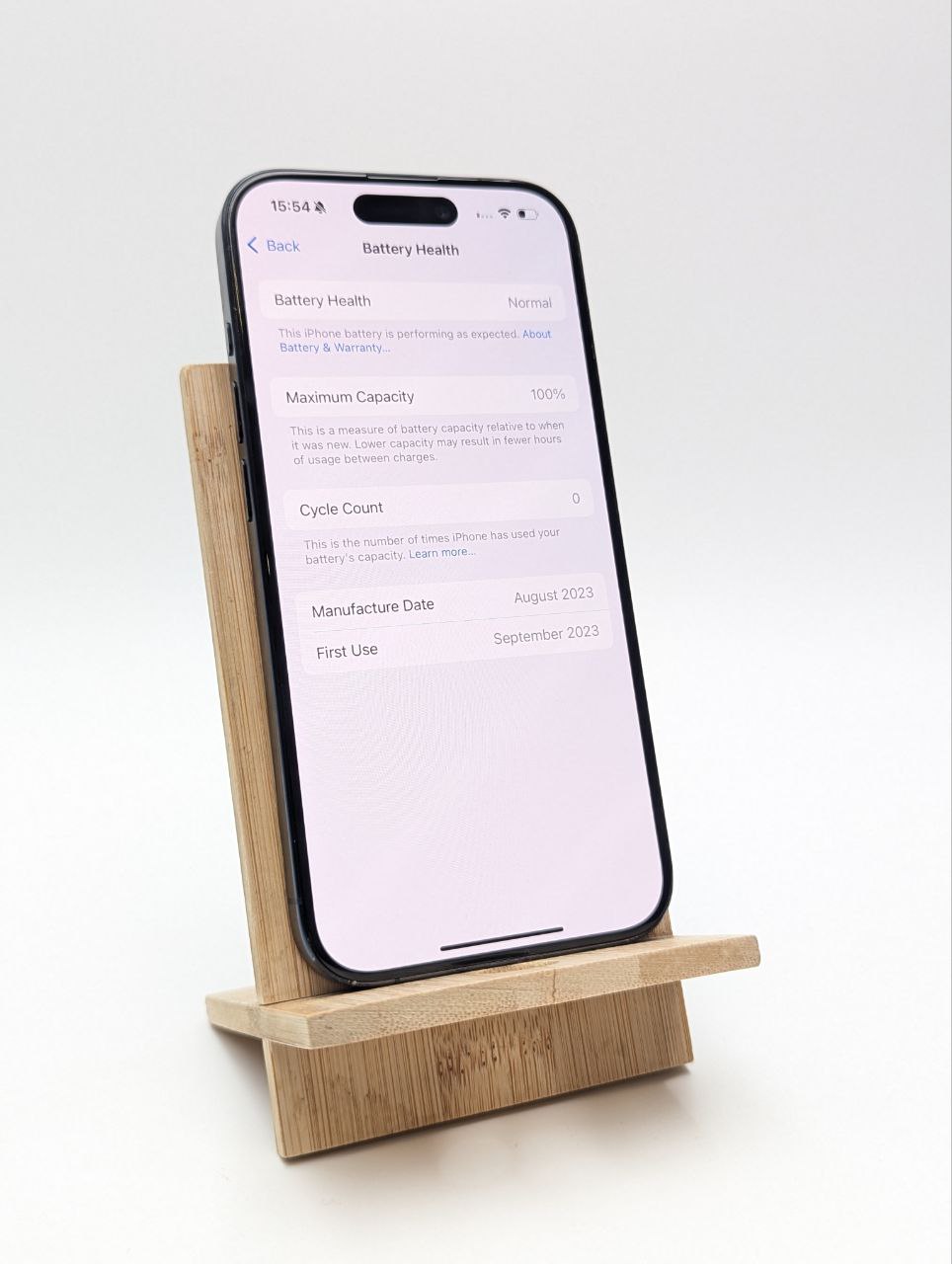 thumb Smartfon Apple iPhone 15 Pro 8 GB / 128 GB 5G niebieski|eSim |bateria 100% (Powystawowy)