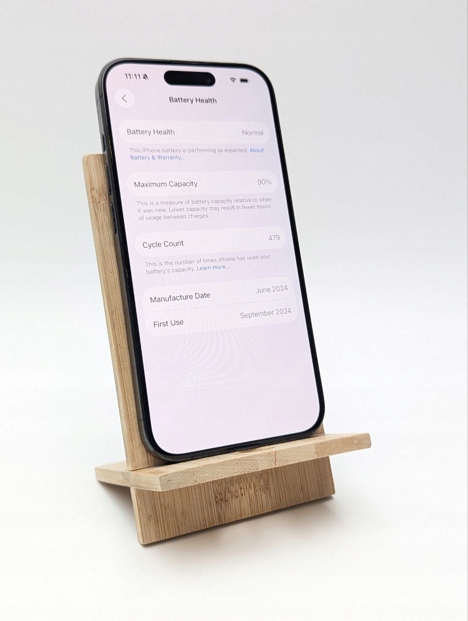 thumb Smartfon Apple iPhone 15 Pro 8 GB / 128 GB czarny|eSim (Powystawowy)