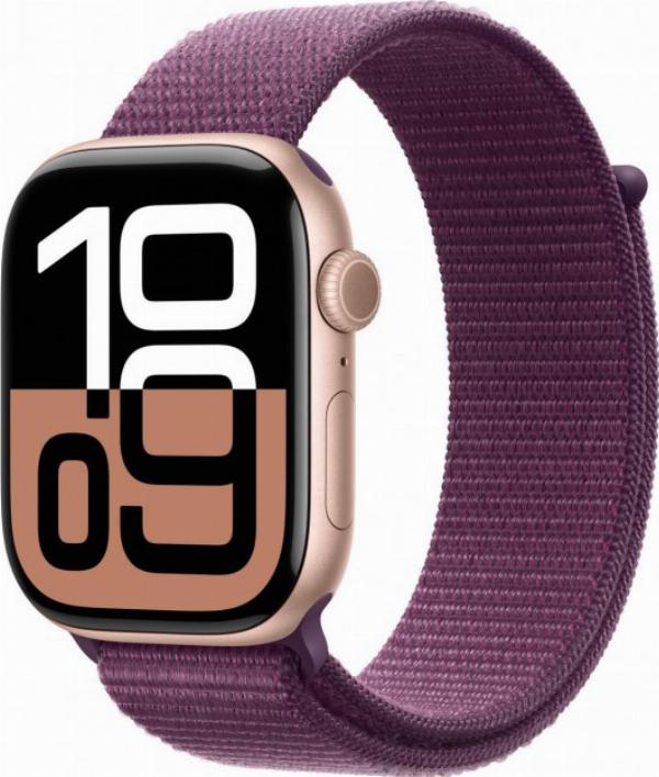 Smartwatch Apple Watch Series 10 GPS 46mm różowy z paskiem SL (Nowy z defektem)