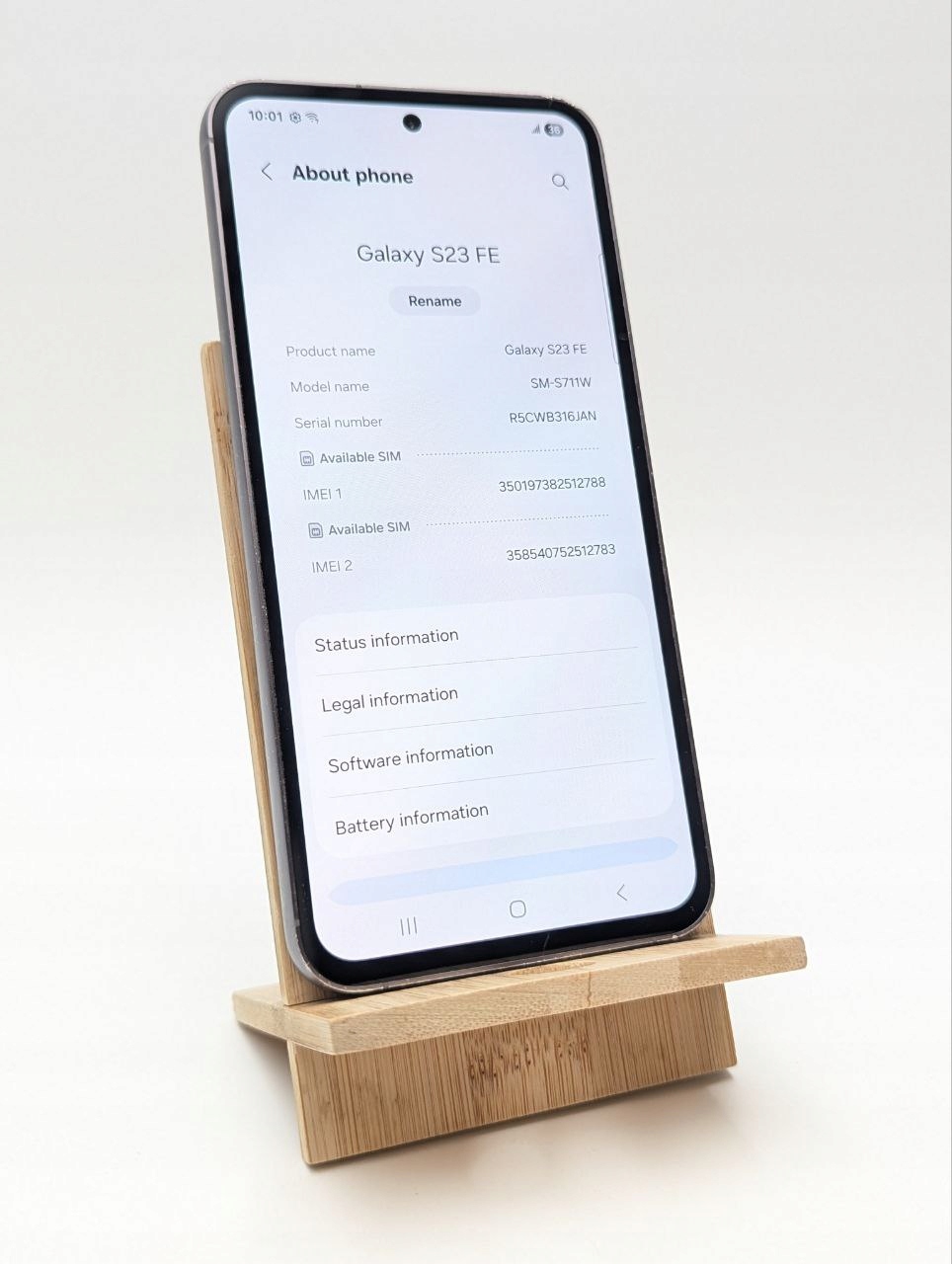 thumb Samsung Galaxy S23 FE 256 GB 5G szary (Używany)