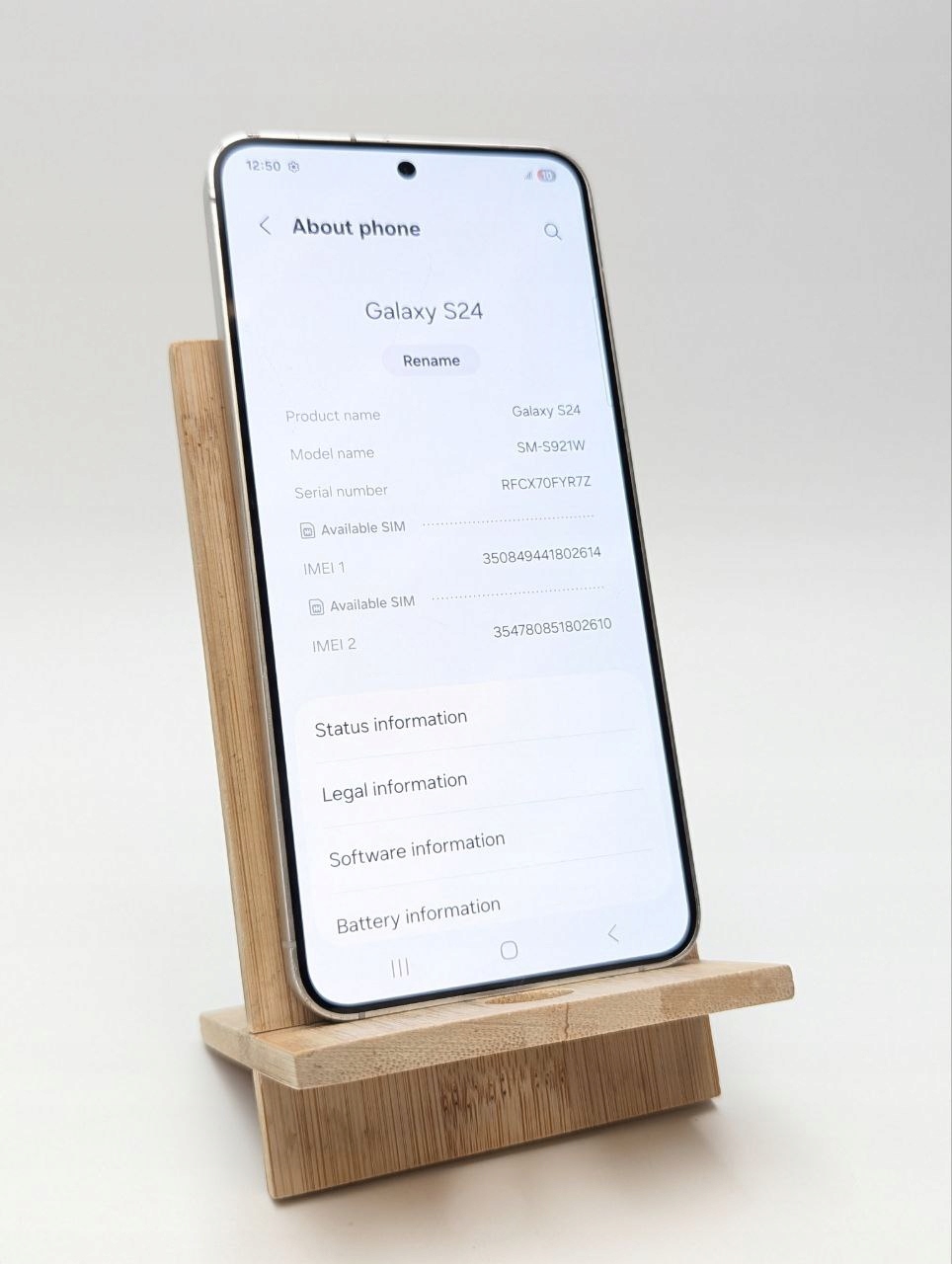 thumb Samsung Galaxy S24 256 GB 5G szary (Używany)