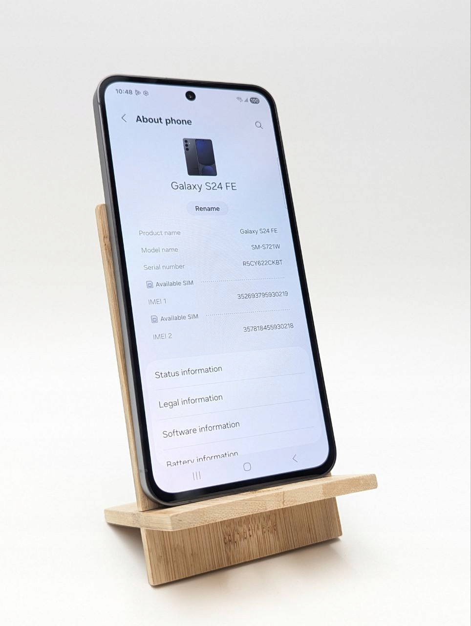 thumb Samsung Galaxy S24 FE 128 GB 5G czarny (Powystawowy)