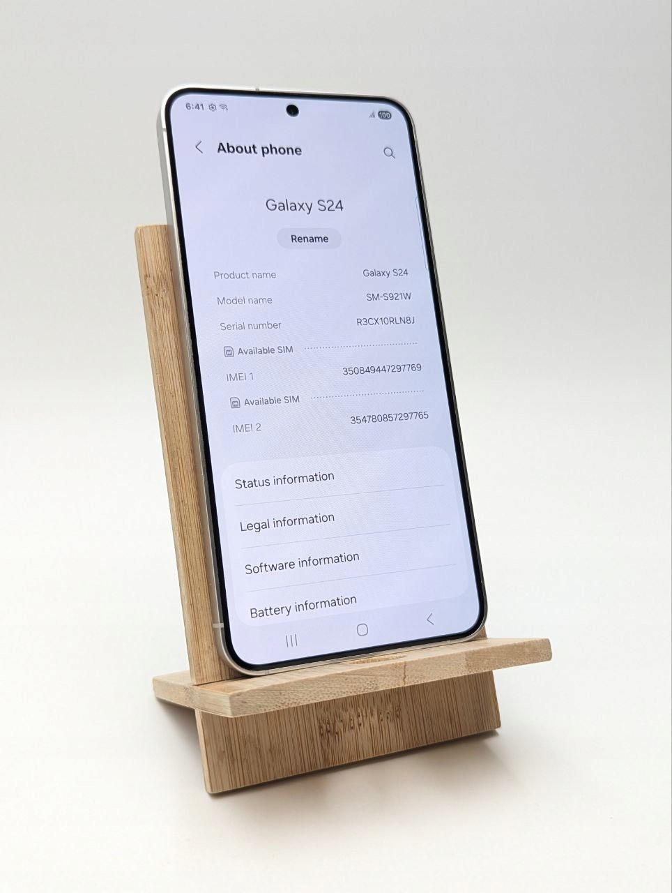 thumb Samsung Galaxy S24 128 GB 5G szary (Używany)