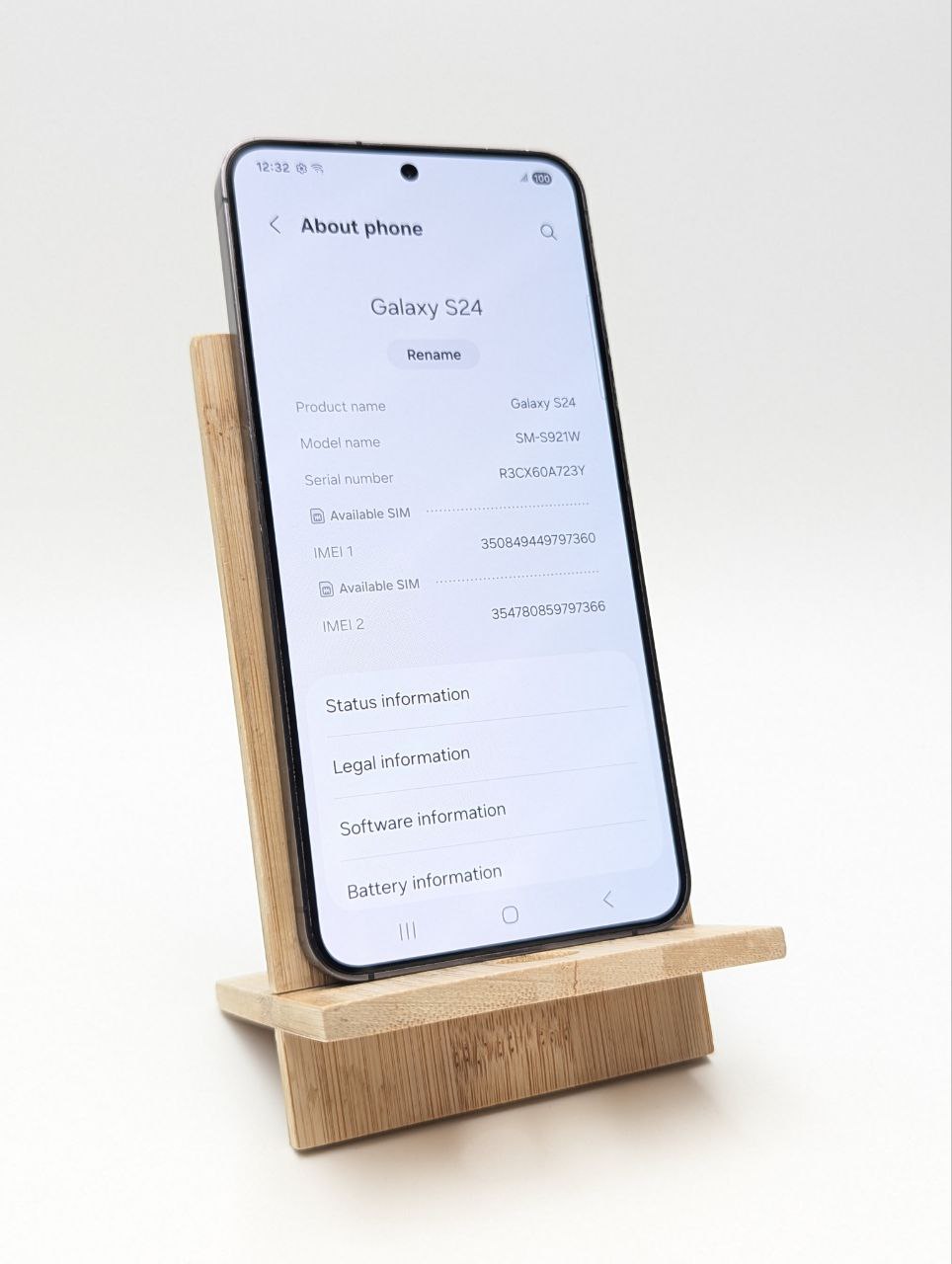 thumb Samsung Galaxy S24 128 GB 5G czarny (Używany)