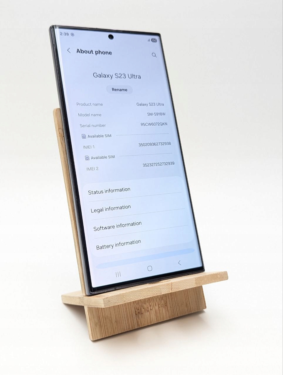 thumb Samsung Galaxy S23 Ultra 512 GB 5G czarny (Używany)