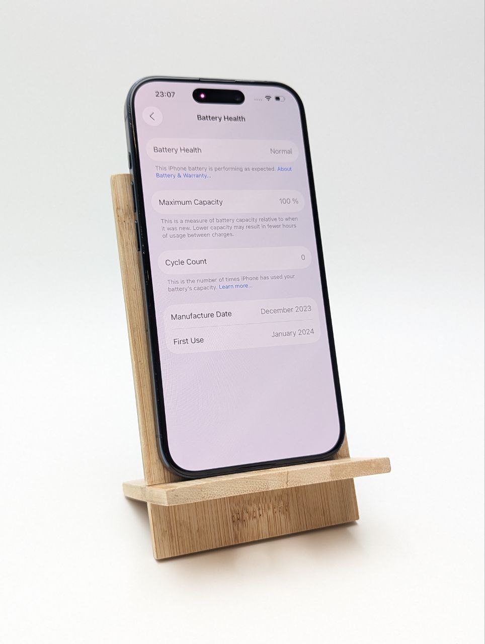 thumb Apple iPhone 15 Pro 128GB Niebieski | bateria 100% (Powystawowy)