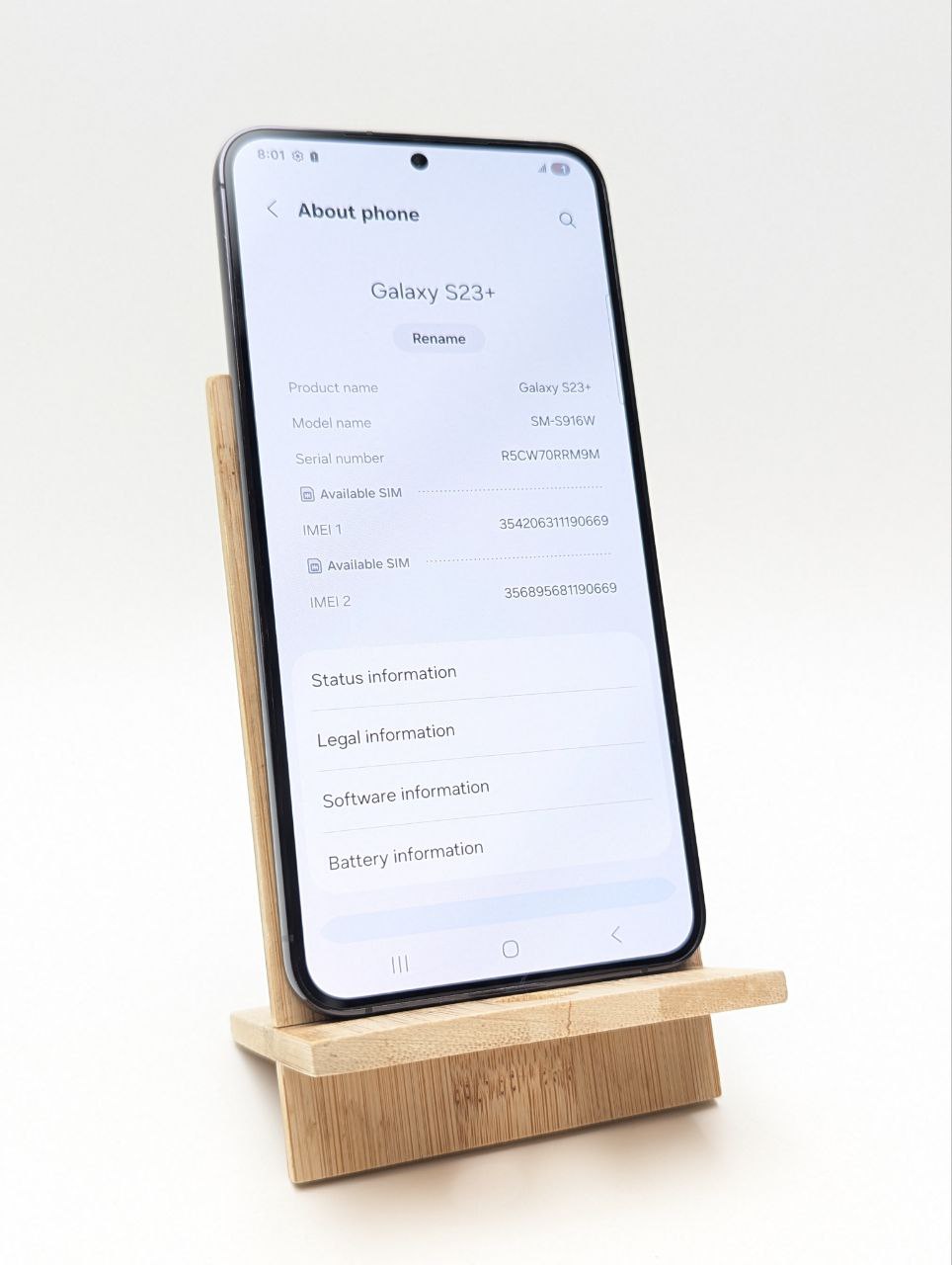 thumb Samsung Galaxy S23 Plus 256GB Czarny (Powystawowy)