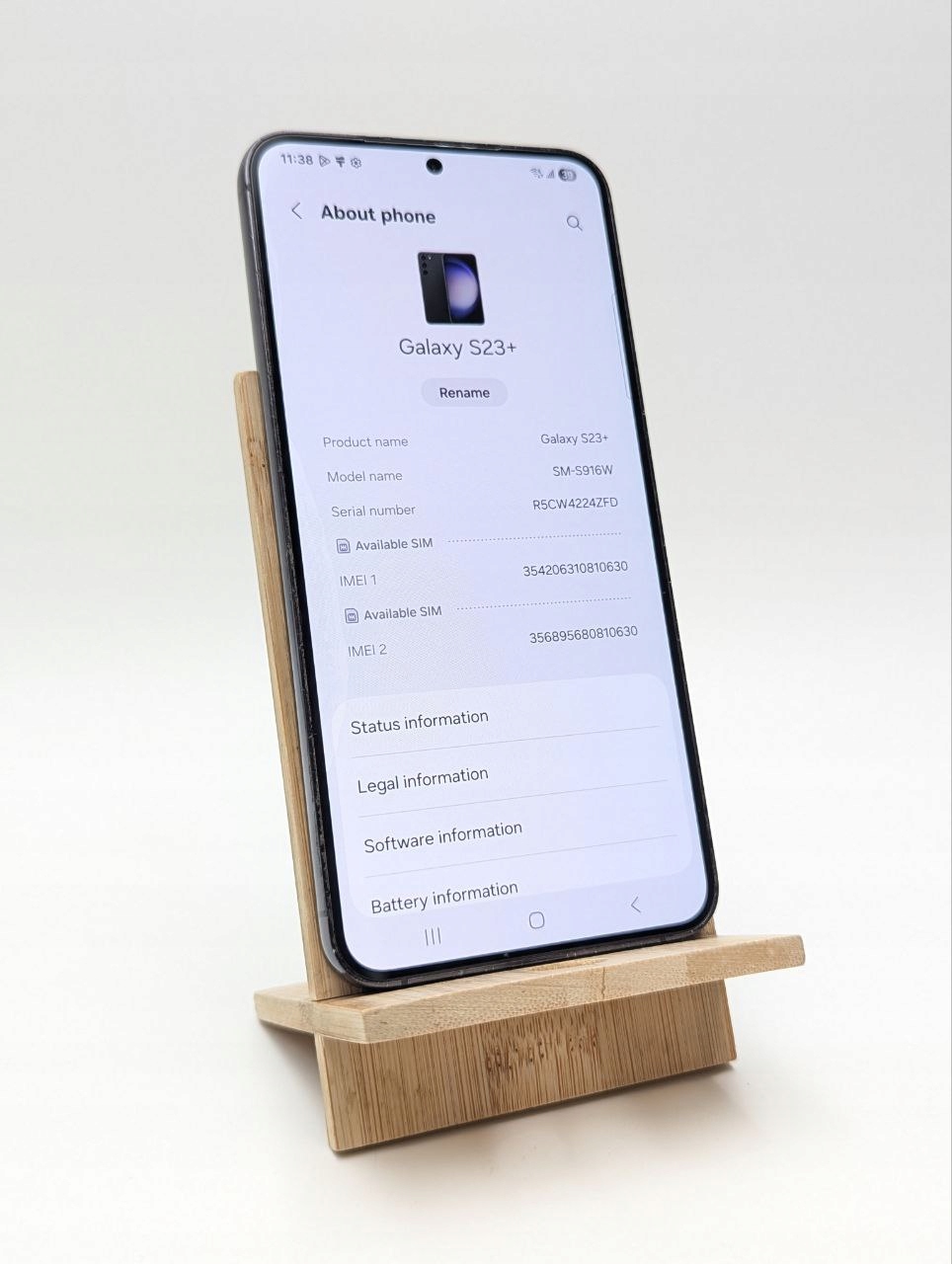 thumb Samsung Galaxy S23 Plus 256GB Czarny (Powystawowy)