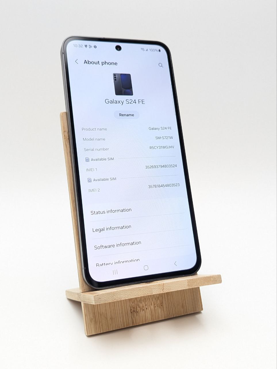 thumb Samsung Galaxy S24 FE 128GB Czarny (Powystawowy)