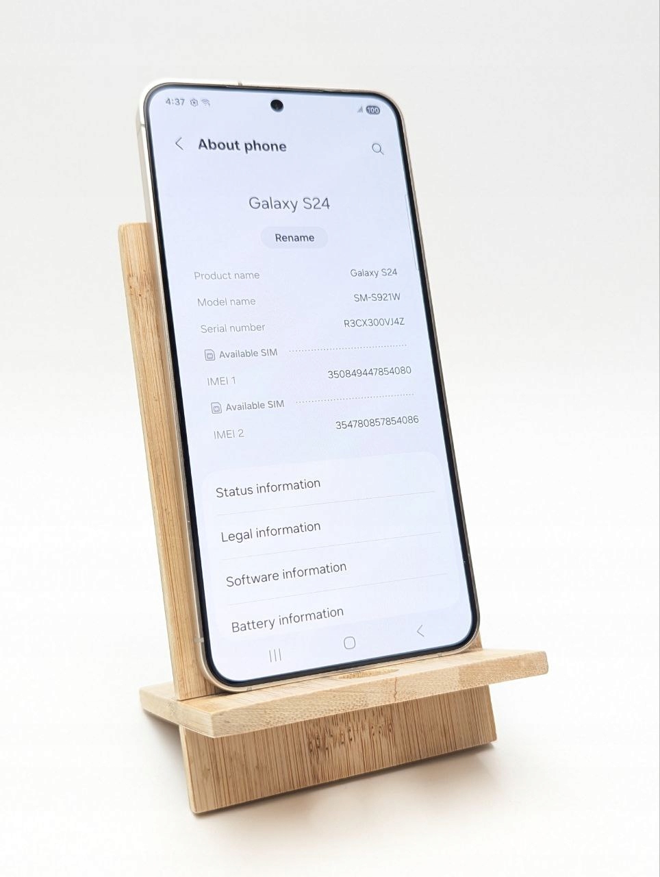 thumb Samsung Galaxy S24 128GB Żółty (Powystawowy)