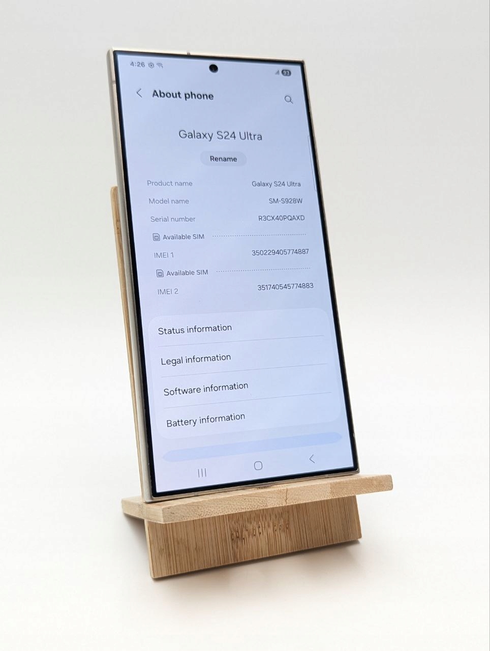 thumb Samsung Galaxy S24 Ultra 256 GB fioletowy (Używany)