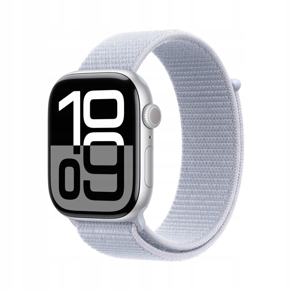 thumb Apple Watch Series 10 GPS 46mm srebrny z paskiem Sport Loop (Nowy z defektem)